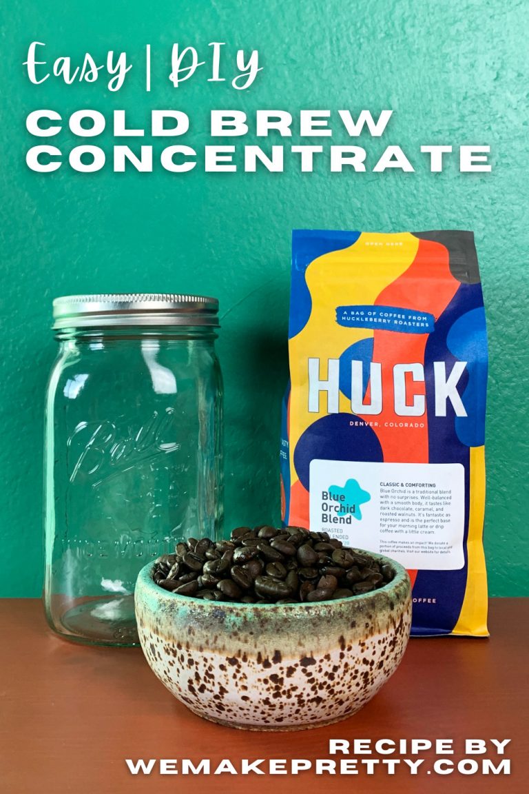 Easy DIY Cold Brew Concentrate We Make Pretty