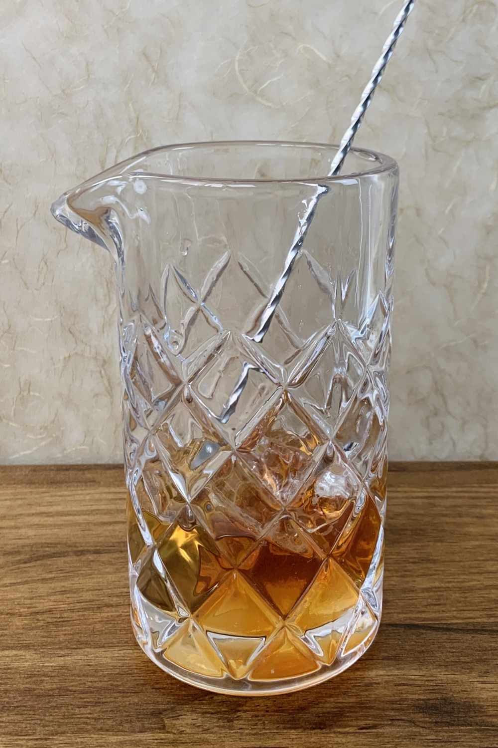 Mixing glass - Whiskey Cocktails that don’t require a shaker